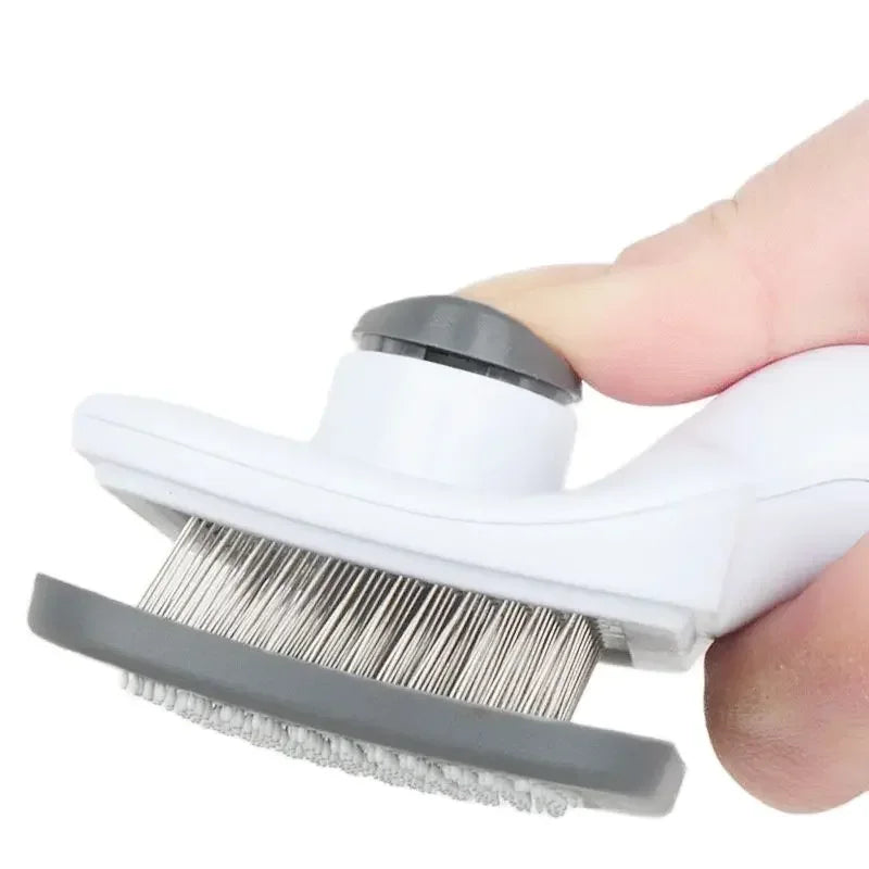 Pet Dog Hair Brush Cat Comb Grooming And Care Cat Brush Stainless