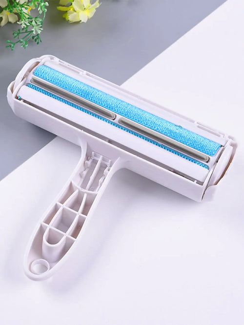 Pet Hair Roller Remover Lint Brush 2-Way Dog Cat Comb Tool Convenient