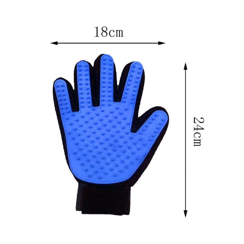 1PC Cat Hair Remove Gloves Rubber Pet Beauty Cleaning Grooming