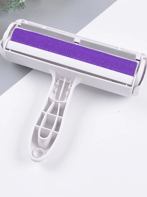 Pet Hair Roller Remover Lint Brush 2-Way Dog Cat Comb Tool Convenient