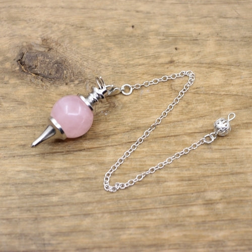 Natural Stone Radiesthesia Pendulum For Dowsing Spiritual Divination