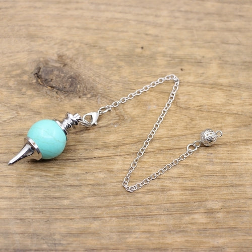 Natural Stone Radiesthesia Pendulum For Dowsing Spiritual Divination