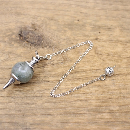 Natural Stone Radiesthesia Pendulum For Dowsing Spiritual Divination