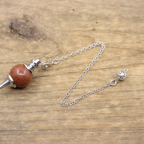 Natural Stone Radiesthesia Pendulum For Dowsing Spiritual Divination