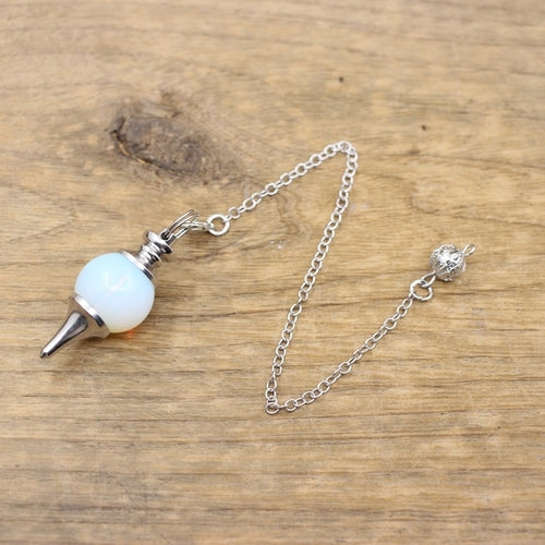 Natural Stone Radiesthesia Pendulum For Dowsing Spiritual Divination