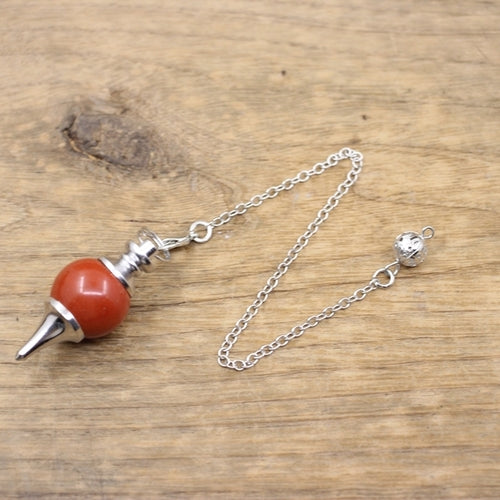 Natural Stone Radiesthesia Pendulum For Dowsing Spiritual Divination