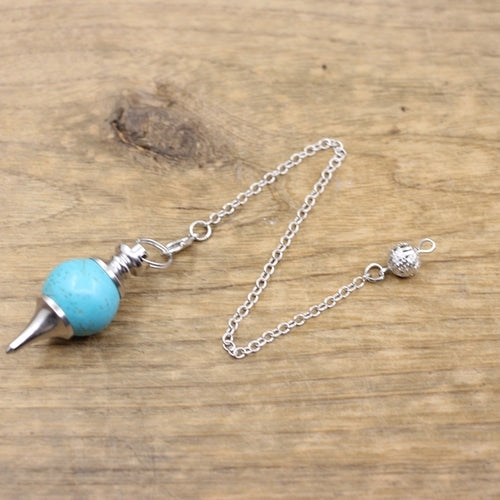 Natural Stone Radiesthesia Pendulum For Dowsing Spiritual Divination