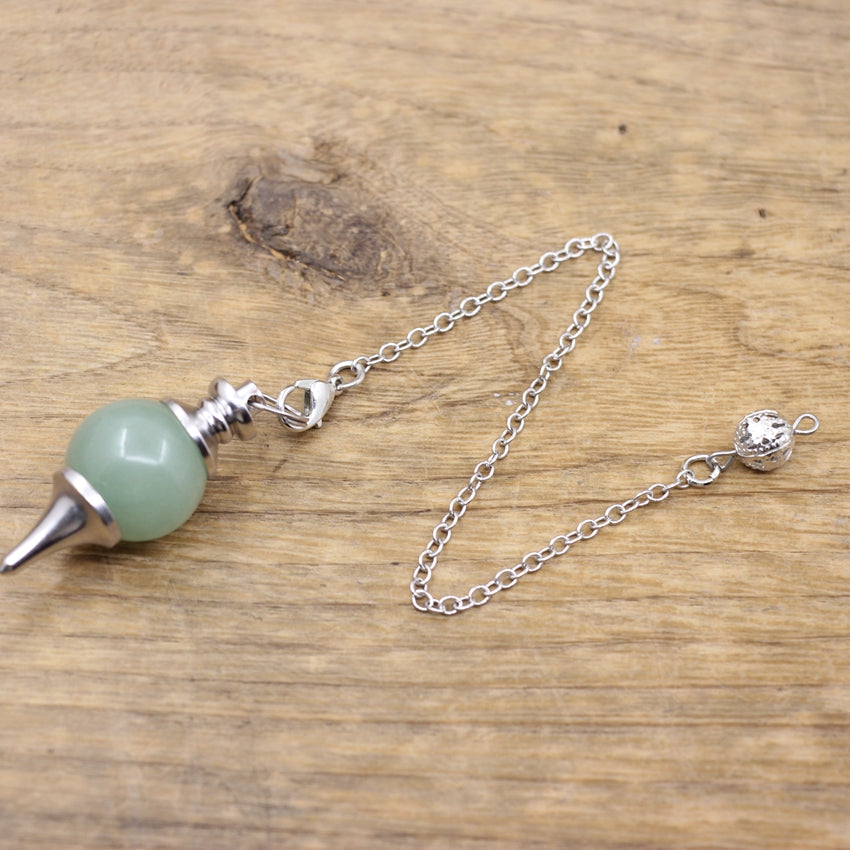Natural Stone Radiesthesia Pendulum For Dowsing Spiritual Divination