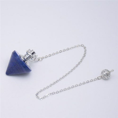 Divination Labradorite Pendulum | Pendulum Dowsing Natural Stone -