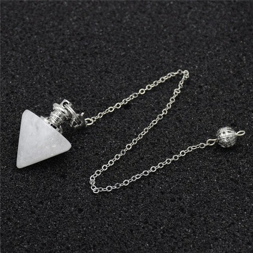 Divination Labradorite Pendulum | Pendulum Dowsing Natural Stone -
