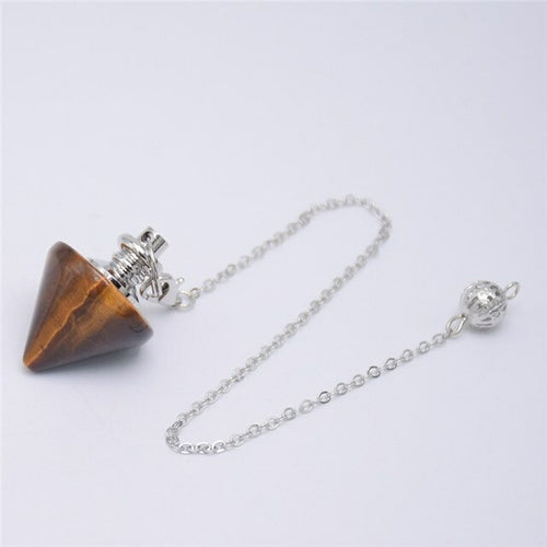 Divination Labradorite Pendulum | Pendulum Dowsing Natural Stone -