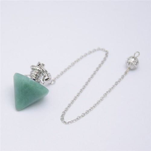 Divination Labradorite Pendulum | Pendulum Dowsing Natural Stone -