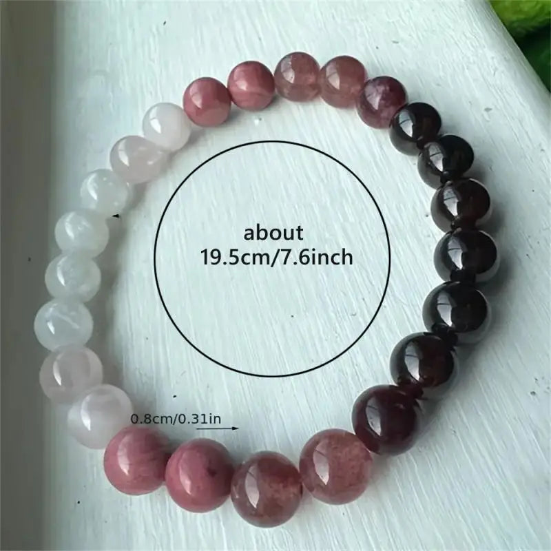 pink Amethyst Bracelet cubic self love braclet couple love gifts