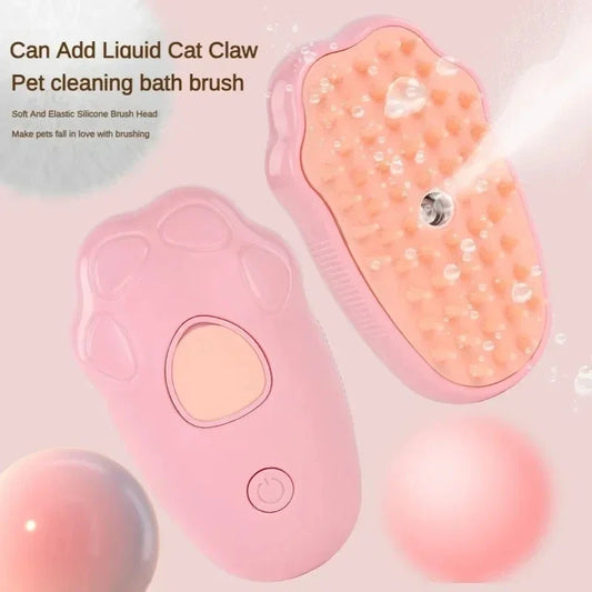 3 in 1 Cat Comb Brush Electric Spray Cat Steam Brush Spray Cat Hair