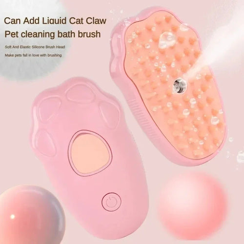 3 in 1 Cat Comb Brush Electric Spray Cat Steam Brush Spray Cat Hair