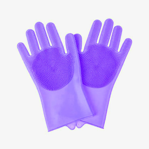 Pet Grooming Cleaning Gloves Dog Cat Bathing Shampoo Glove Scrubber