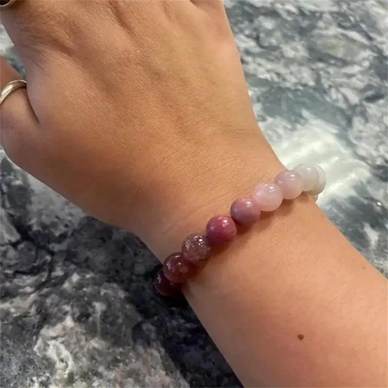 pink Amethyst Bracelet cubic self love braclet couple love gifts