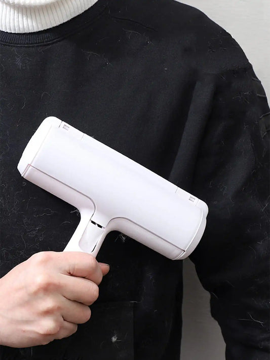 Pet Hair Roller Remover Lint Brush 2-Way Dog Cat Comb Tool Convenient