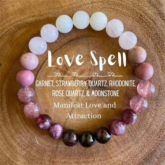 pink Amethyst Bracelet cubic self love braclet couple love gifts