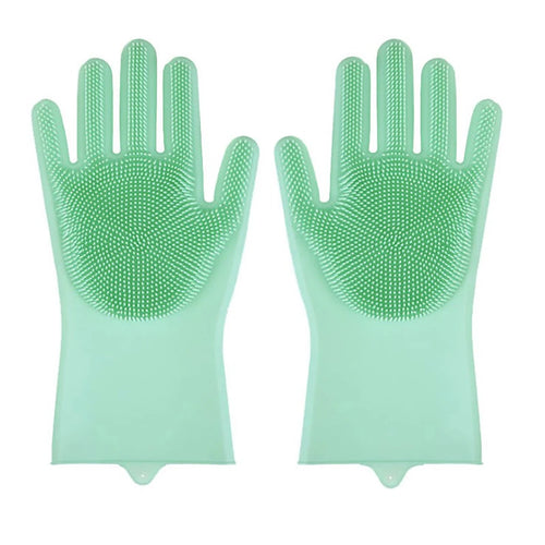Pet Grooming Cleaning Gloves Dog Cat Bathing Shampoo Glove Scrubber