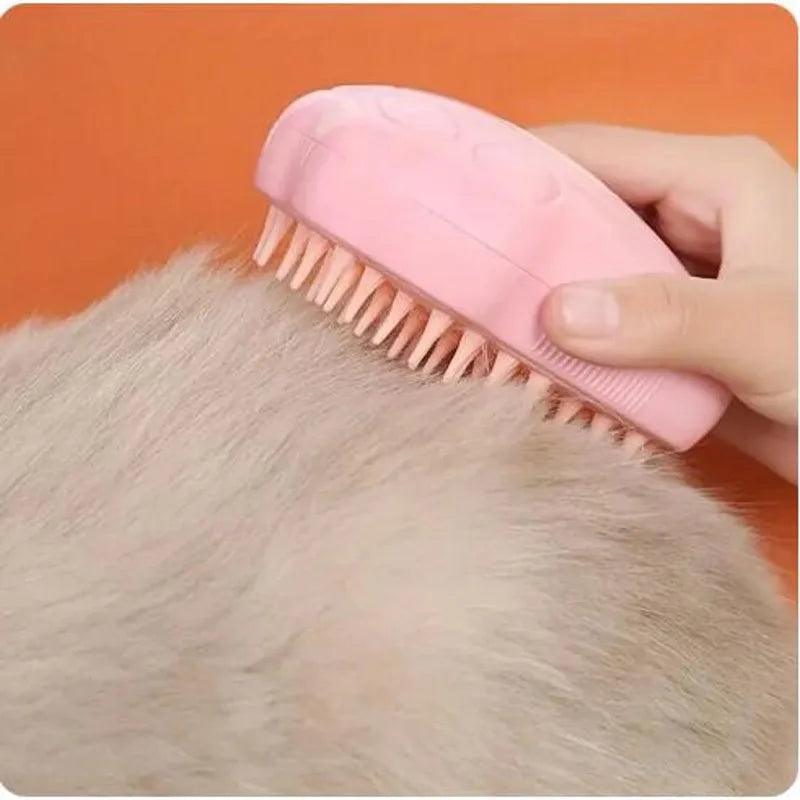 Cat Steam Brush Electric Spray Water Spray Kitten Pet Comb Soft